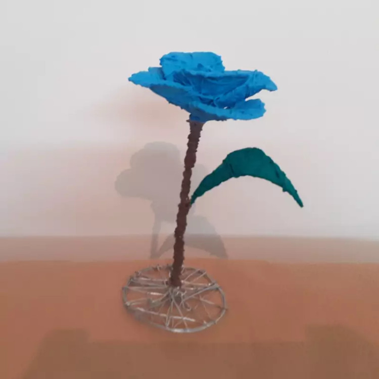 گل سیمی دست ساز مجسمه سیمی هنری فیگوسیم