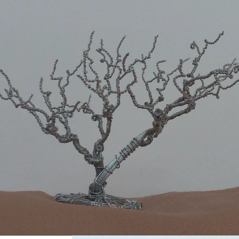 درخت سیمی سه بعدی خشکیده